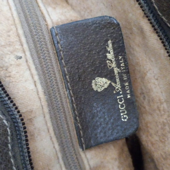 Authentic Vintage Gucci GG Monogram Supreme Sherry Web Ophidia Accordion Bag - Picture 11 of 12